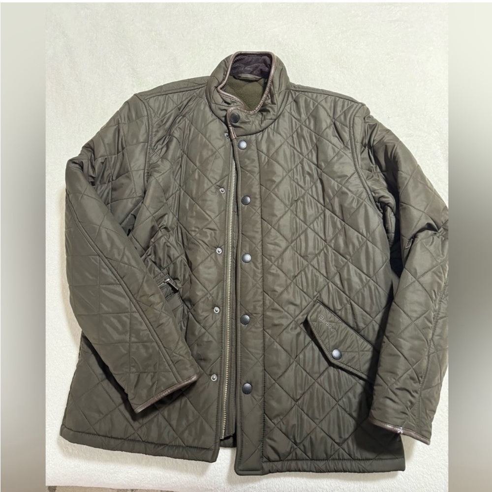 Barbour Jacket olive green size large